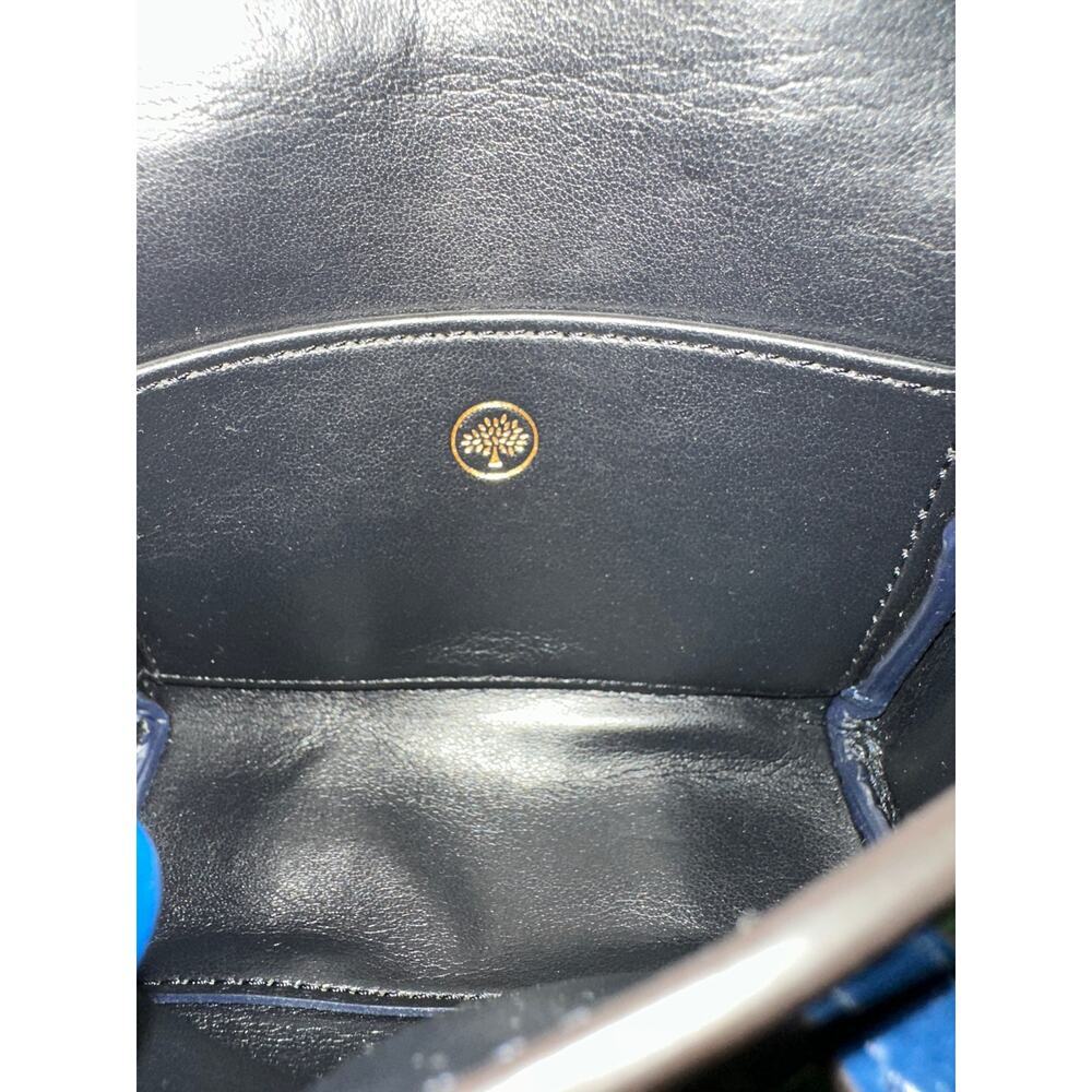 Mulbury | Bayswater brand-engraved leather cross-body bag - Picture 10 of 11